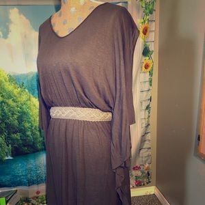 Free People dress with woven belt
